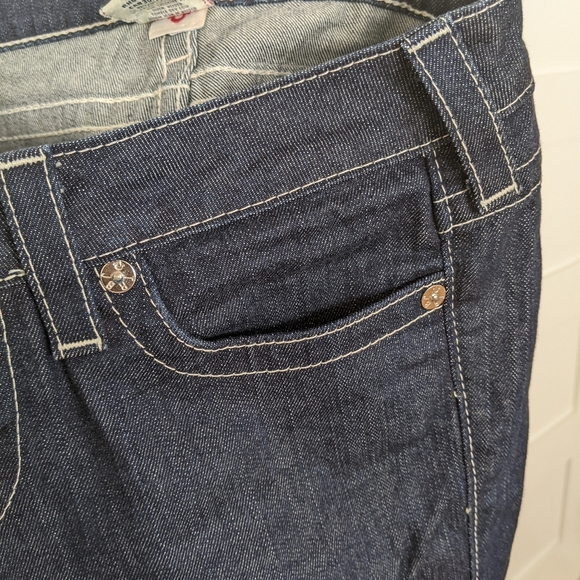 True Religion Billy Bling Rhinestones Jeans 29 - Picture 6 of 13